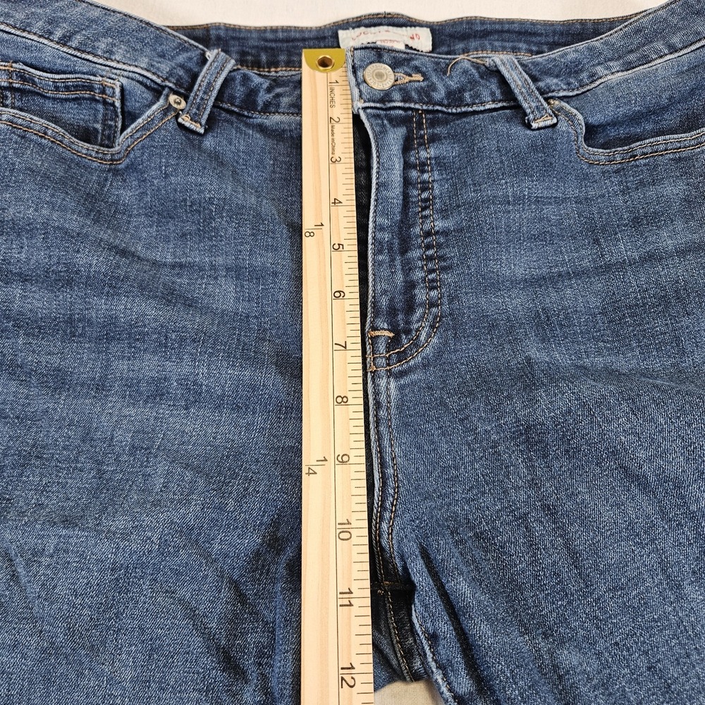 Lucky Brand Hayden Skinny Jeans Womens Size 14/32 Dark Wash Mid Rise - Picture 12 of 15